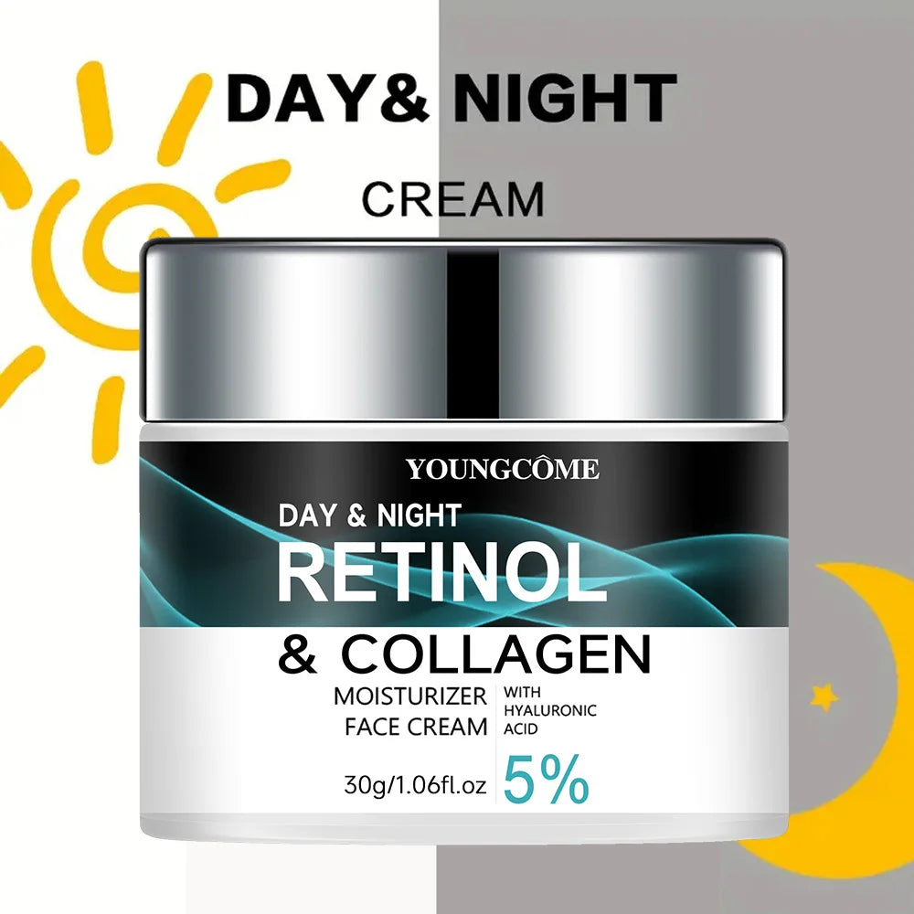 Crema Facial AntiAcne Retinol & Colágeno 5% | Reafirma e Hidrata