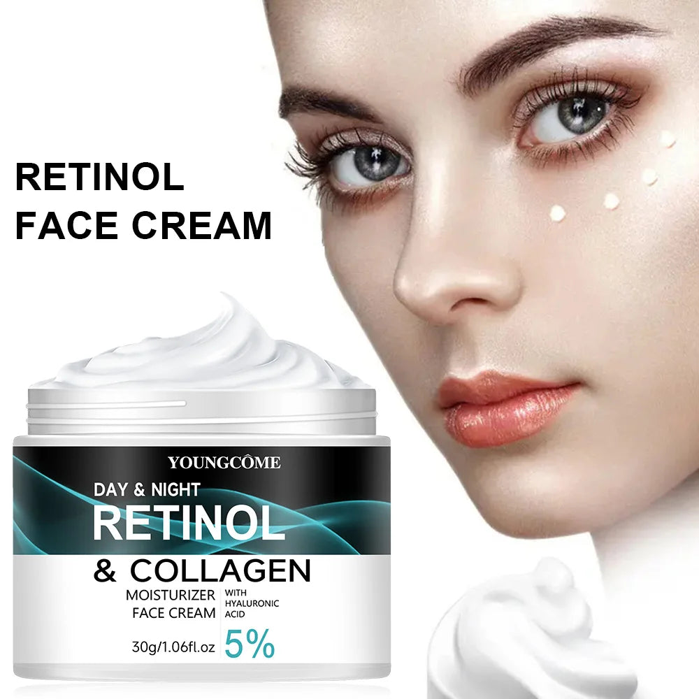 Crema Facial AntiAcne Retinol & Colágeno 5% | Reafirma e Hidrata