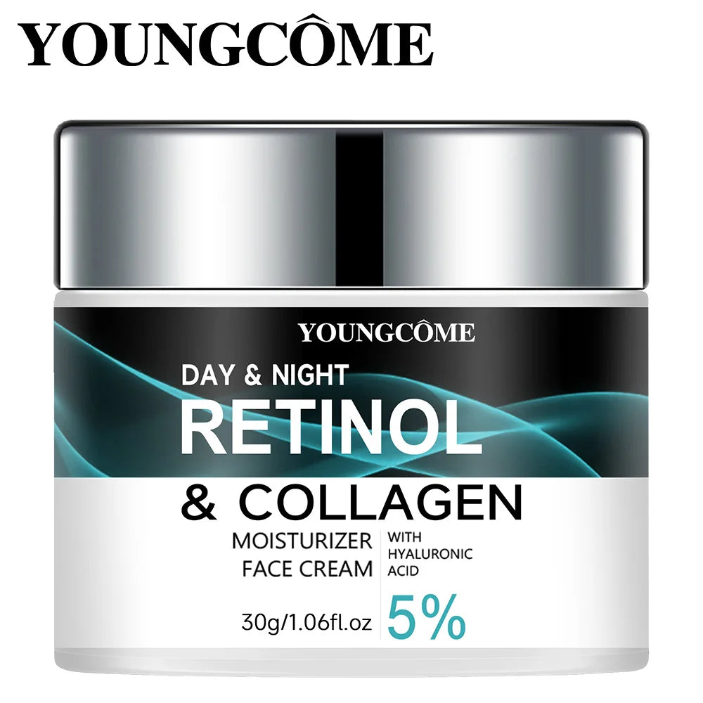Crema Facial AntiAcne Retinol & Colágeno 5% | Reafirma e Hidrata